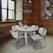 Regency Kahlo Round Table & Chair Sets, 36 W, 36 L, 29 H, Wood, Metal, Polypropylene Top, Maple TPL36RNDPLCM44GY - alternate 6